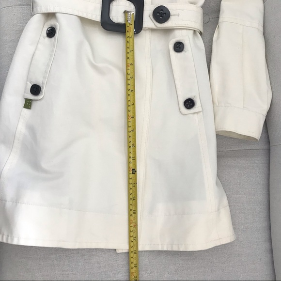 Soia & Kyo Cream Trench, belted, black buttons, large - Picture 11 of 14